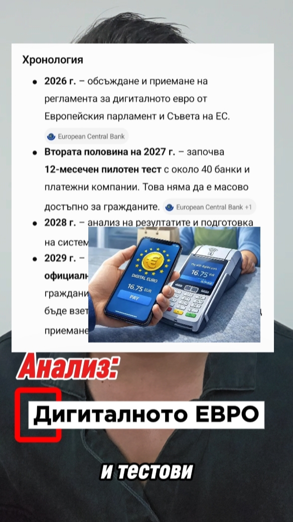 Дигиталното ЕВРО (CBDC)
